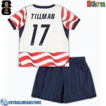 Fotballdrakt Barn Forente stater Malik Tillman #17 Hjemmedraktsett VM 2026 Kortermet (+ Korte bukser)